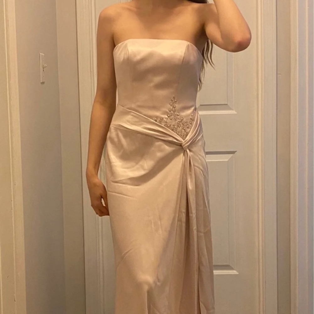 Pink davids bridal dress